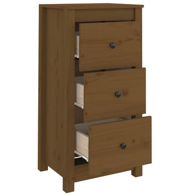 Senkit 2 kpl hunajanruskea 40x35x80 cm täysi mänty
