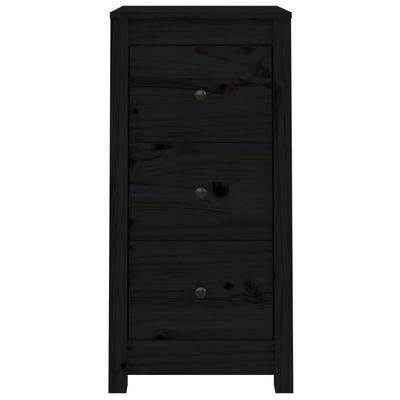 Senkit 2 kpl musta 40x35x80 cm täysi mänty