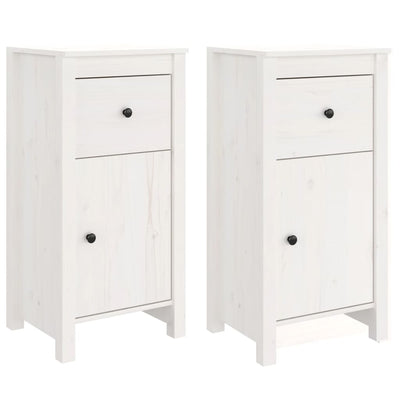 Senkit 2 kpl valkoinen 40x35x80 cm täysi mänty