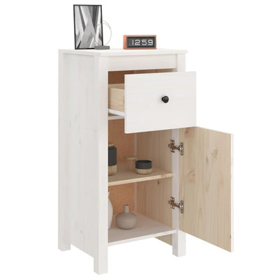 Senkit 2 kpl valkoinen 40x35x80 cm täysi mänty