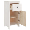 Senkit 2 kpl valkoinen 40x35x80 cm täysi mänty