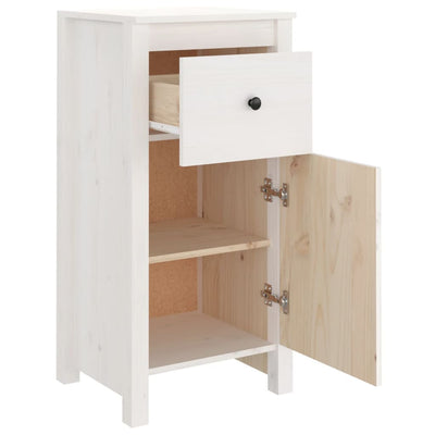 Senkit 2 kpl valkoinen 40x35x80 cm täysi mänty