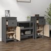Senkit 2 kpl harmaa 40x35x80 cm täysi mänty