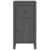 Senkit 2 kpl harmaa 40x35x80 cm täysi mänty