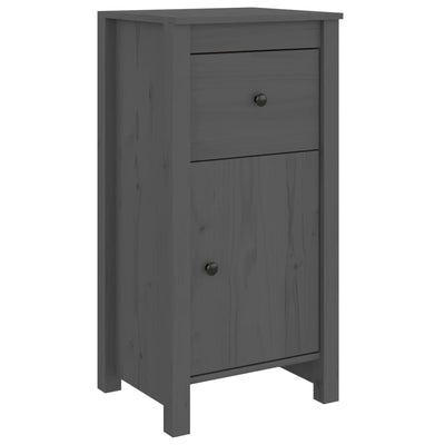 Senkit 2 kpl harmaa 40x35x80 cm täysi mänty