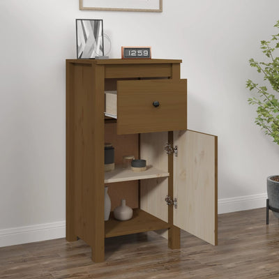 Hunajanruskea senkki Alwilda 40x35x80cm (mänty)