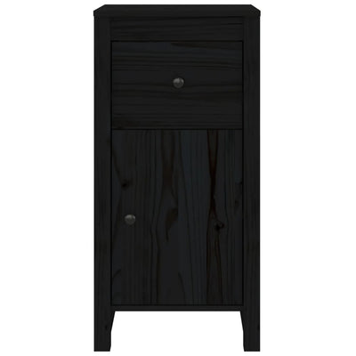 Senkit 2 kpl musta 40x35x80 cm täysi mänty