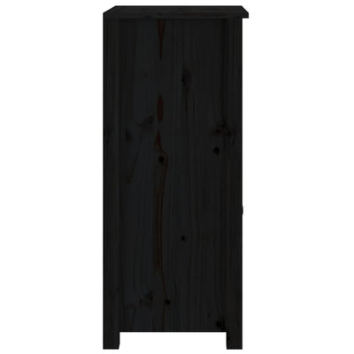 Senkit 2 kpl musta 40x35x80 cm täysi mänty