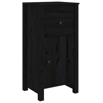 Senkit 2 kpl musta 40x35x80 cm täysi mänty