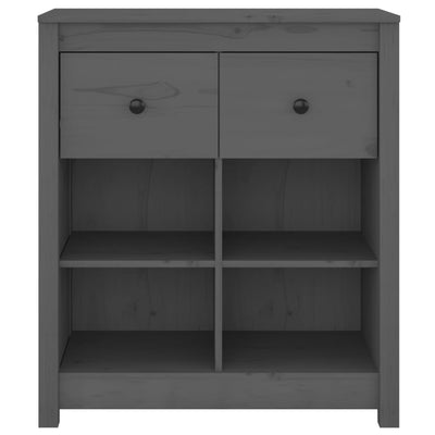 Senkki harmaa 70x35x80 cm täysi mänty