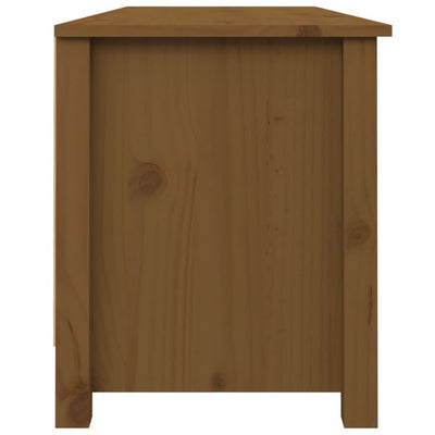 Kenkäkaappi hunajanruskea 110x38x45,5 cm täysi mänty