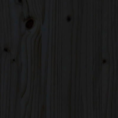 Kenkäpenkki musta 110x38x45,5 cm täysi mänty