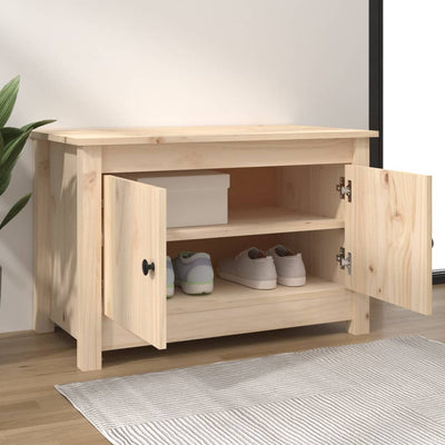 Kenkäkaappi 70x38x45,5 cm täysi mänty