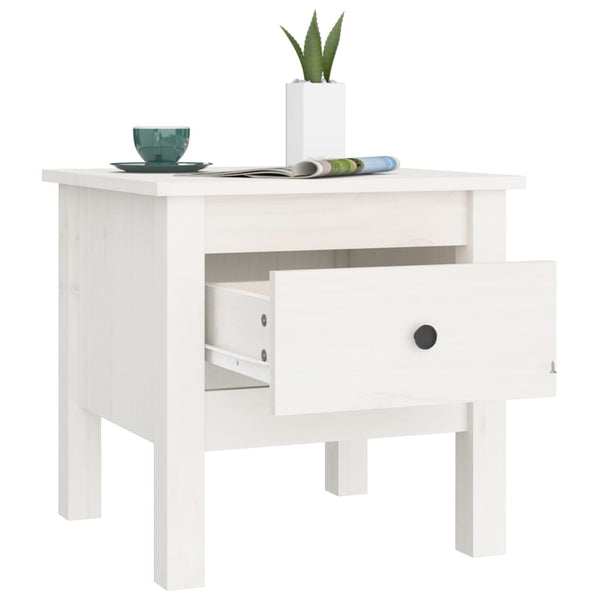 Senkit 2 kpl valkoinen 40x40x39 cm täysi mänty