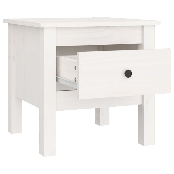Senkit 2 kpl valkoinen 40x40x39 cm täysi mänty