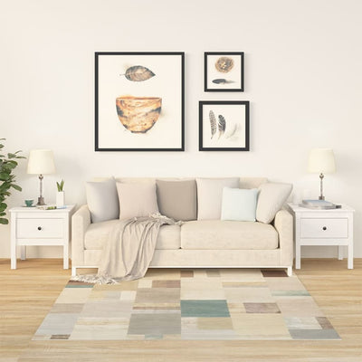 Valkoinen sivupöydät Gevisan 50x50x49cm (2 kpl mänty)