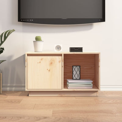 TV-taso 74x35x44 cm täysi mänty