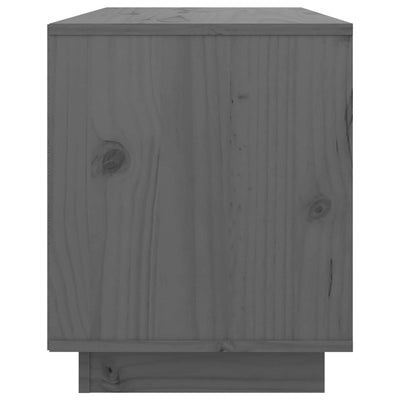 TV-taso harmaa 74x35x44 cm täysi mänty