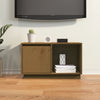 TV-taso hunajanruskea 74x35x44 cm täysi mänty