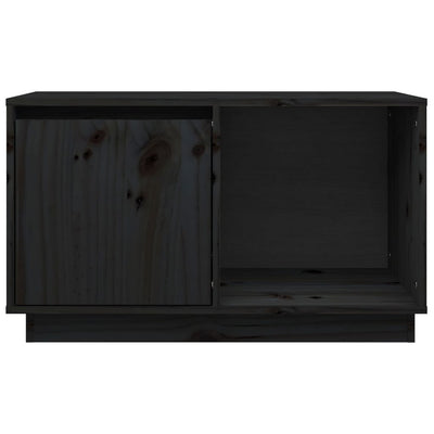 TV-taso musta 74x35x44 cm täysi mänty