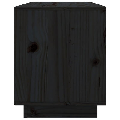 TV-taso musta 74x35x44 cm täysi mänty