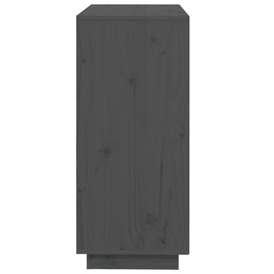 Senkki harmaa 74x35x80 cm täysi mänty