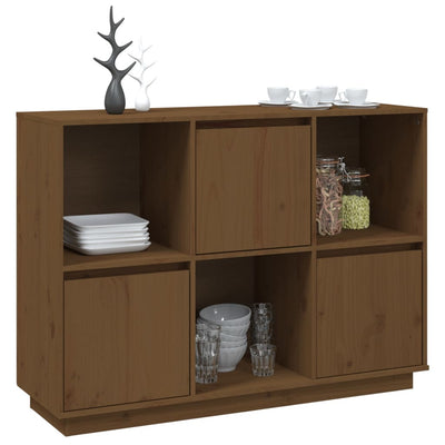 Senkki hunajanruskea 110,5x35x80 cm täysi mänty