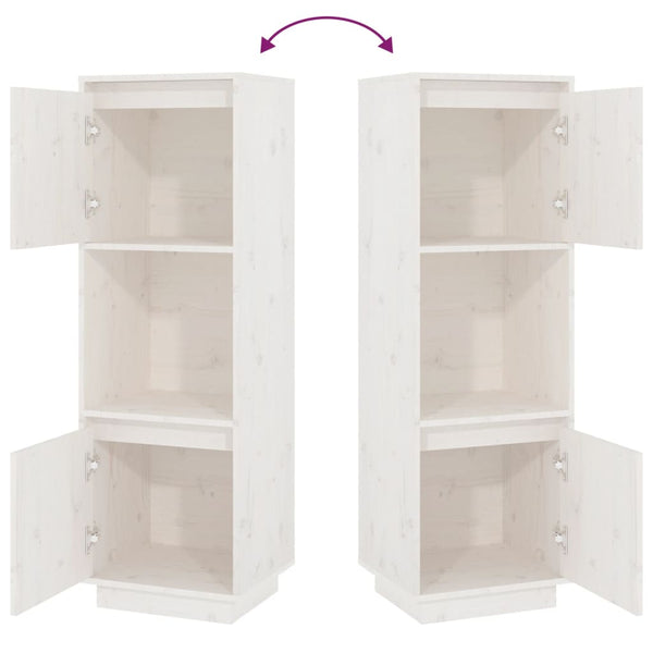 Valkoinen kaappi Straja 38x35x117cm (mänty)