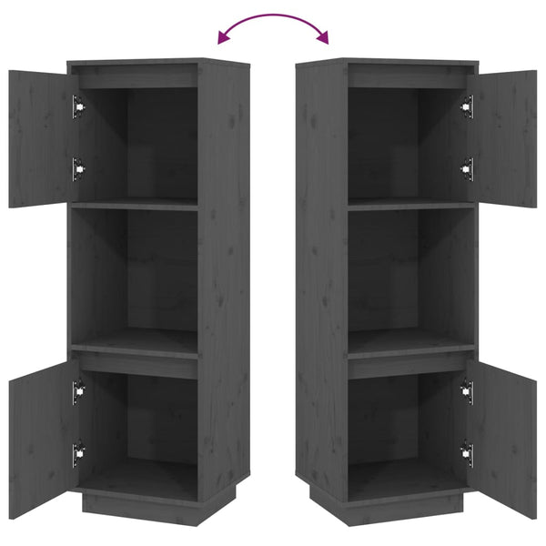 Harmaa kaappi Straja 38x35x117cm (mänty)