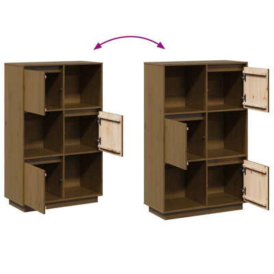 Hunajanruskea kaappi Toto 74x35x117cm (mänty)