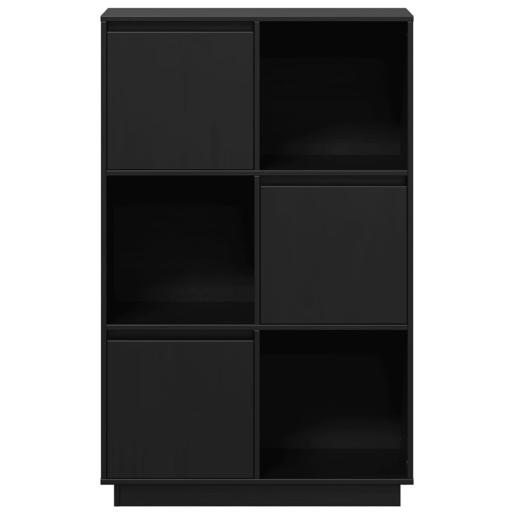 Musta kaappi Toto 74x35x117cm (mänty)