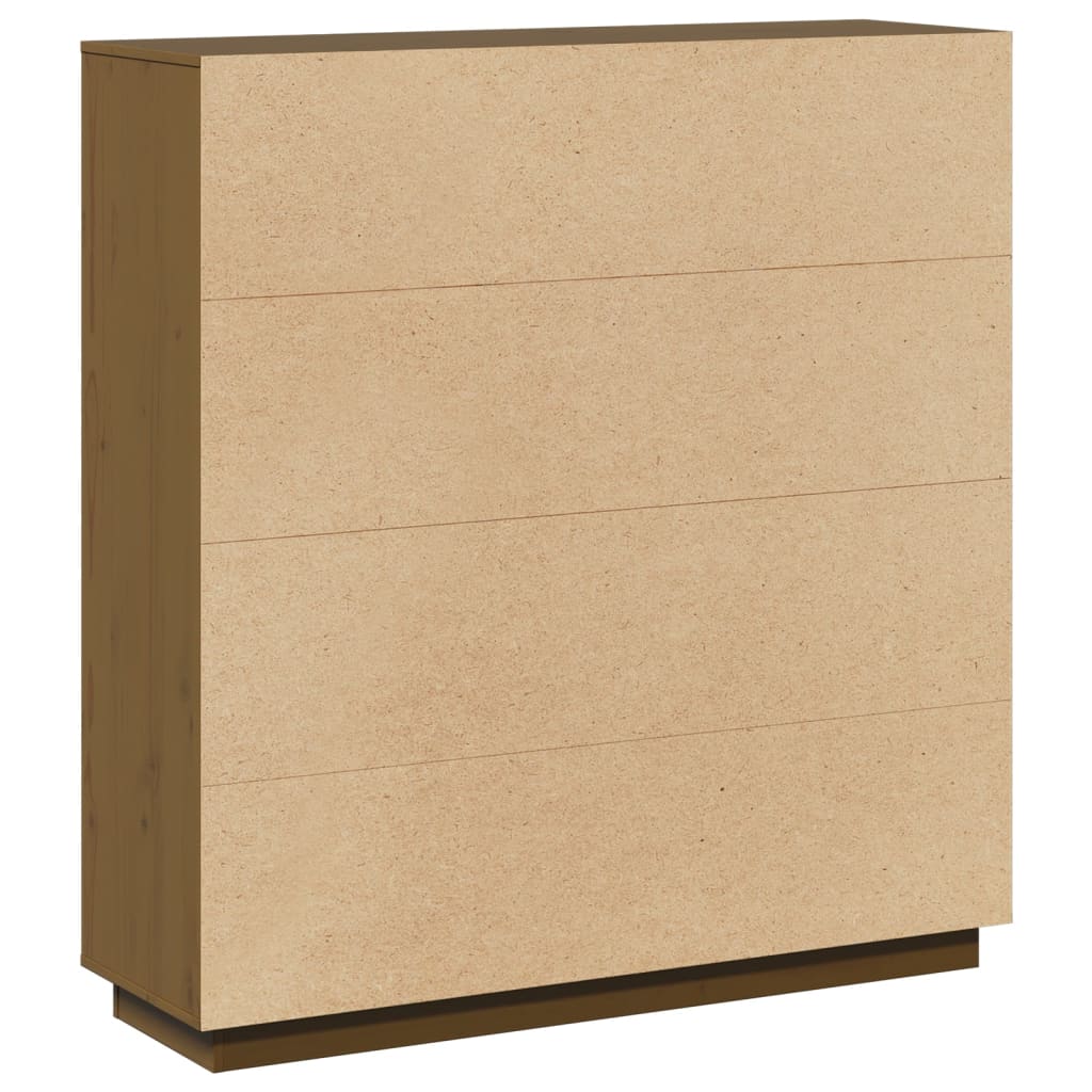 Hunajanruskea kaappi Fanilia 110,5x35x117cm (mänty)