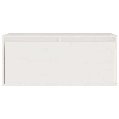 Valkoinen tv-tasot Alta (4 kpl mänty)