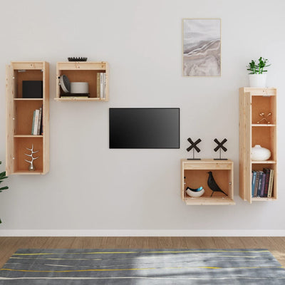 TV-tasot 4 kpl täysi mänty
