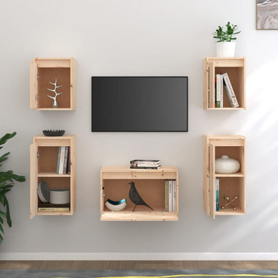 TV-tasot 5 kpl täysi mänty