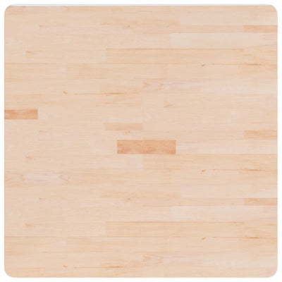 Neliönmuotoinen pöytälevy 80x80x1,5 cm käsittelemätön tammi