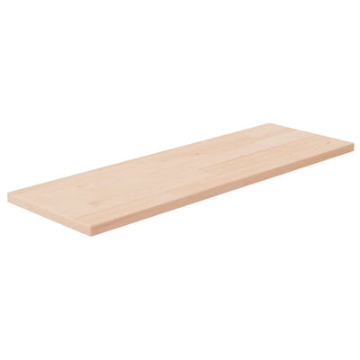 Hyllylevy 60x20x1,5 cm käsittelemätön täysi tammi