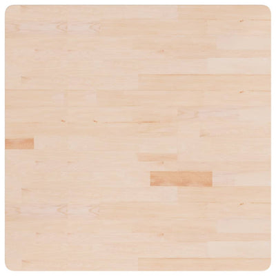 Neliönmuotoinen pöytälevy 90x90x2,5 cm käsittelemätön tammi