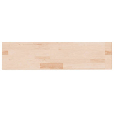 Hyllylevy 80x20x2,5 cm käsittelemätön täysi tammi