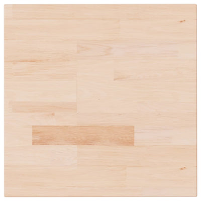 Neliönmuotoinen pöytälevy 40x40x4 cm käsittelemätön tammi