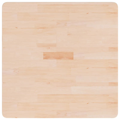 Neliönmuotoinen pöytälevy 70x70x4 cm käsittelemätön tammi