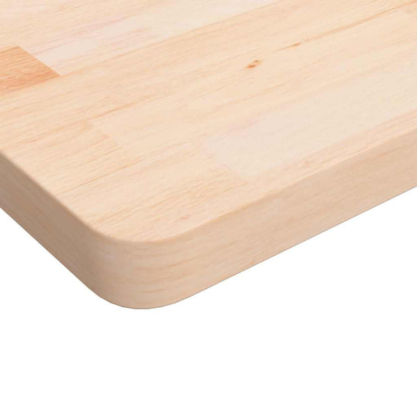 Neliönmuotoinen pöytälevy 90x90x4 cm käsittelemätön tammi
