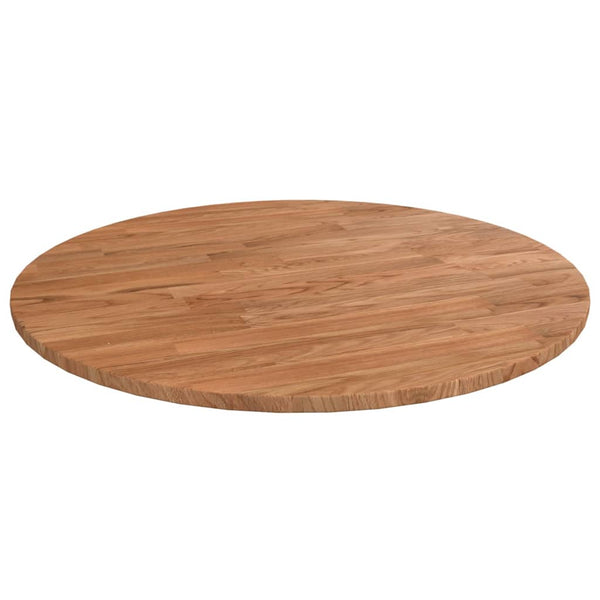 Vaaleanruskea pyöreä pöytälevy Xantos Ø 50x1,5cm (käsitelty tammi)