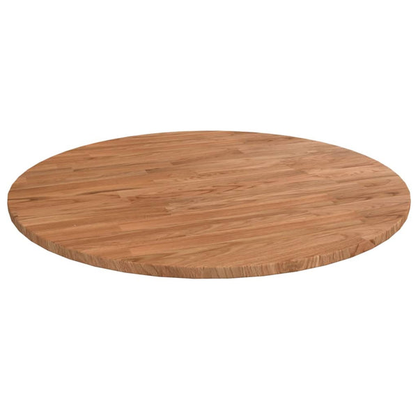 Vaaleanruskea pyöreä pöytälevy Xantos Ø 60x1,5cm (käsitelty tammi)