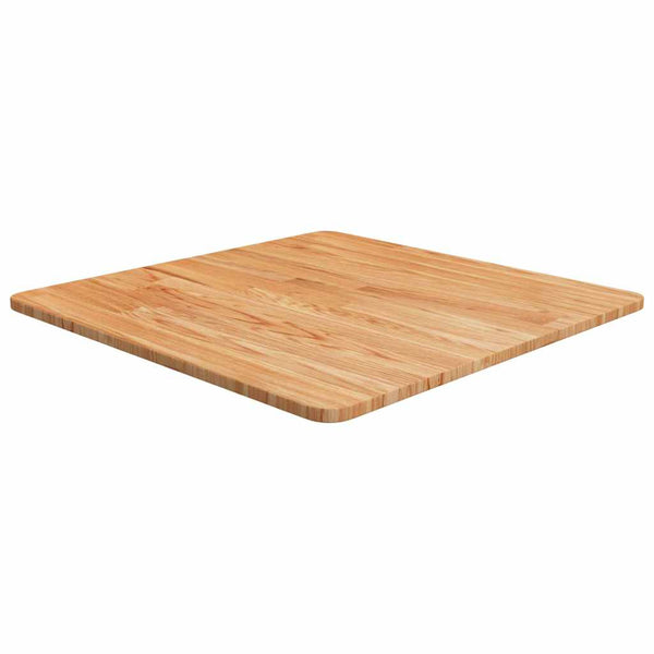 Pöytälevy neliö vaaleanruskea 60x60x1,5 cm käsitelty täystammi