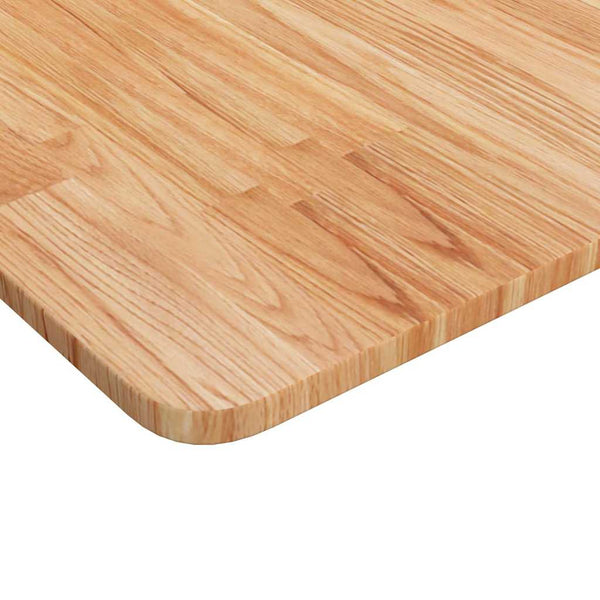 Pöytälevy neliö vaaleanruskea 60x60x1,5 cm käsitelty täystammi