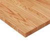 Pöytälevy neliö vaaleanruskea 70x70x2,5 cm käsitelty täystammi