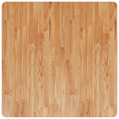 Pöytälevy neliö vaaleanruskea 80x80x2,5 cm käsitelty tammi