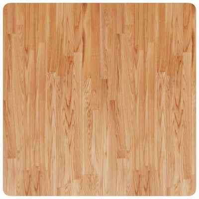 Pöytälevy neliö vaaleanruskea 80x80x4 cm käsitelty tammi