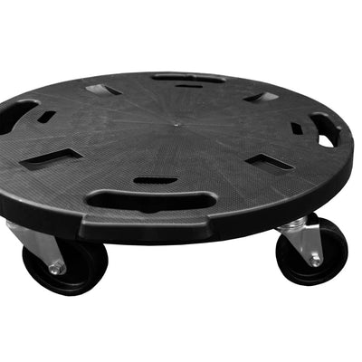 Kasvirullakko pyörillä halkaisija 40 cm musta 275 kg
